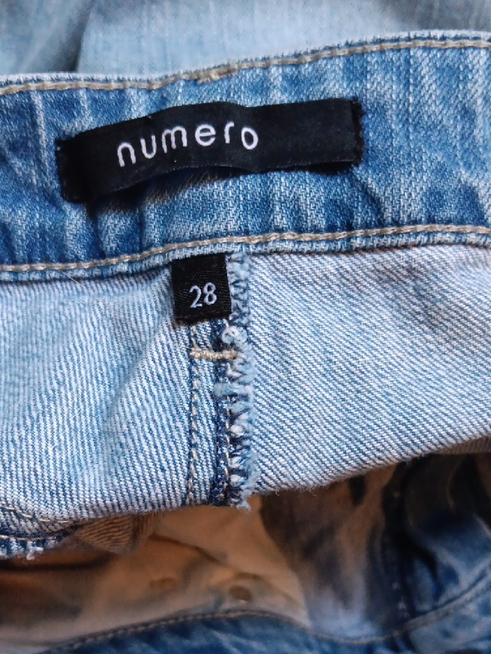 Numero Light Blue Distressed Women’s Jeans - Picture 8 of 9
